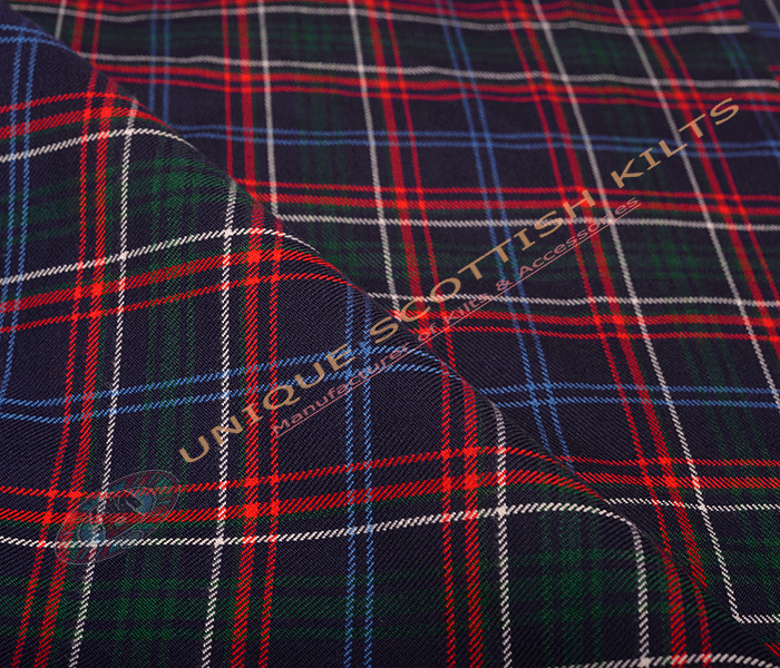 Massachusetts-State-Tartan Fabric - Running Yards - 16 Oz Weight, 54 inches Width - Image 4