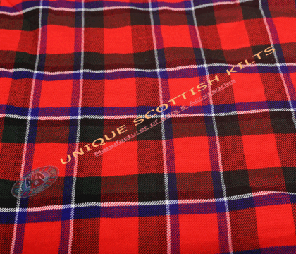Sinclair-Modern-Tartan Fabric - Running Yards - 16 Oz Weight, 54 inches Width
