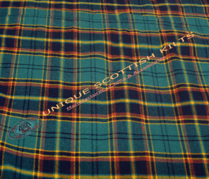 County-Antrim-Tartan Fabric - Running Yards - 16 Oz Weight, 54 inches Width