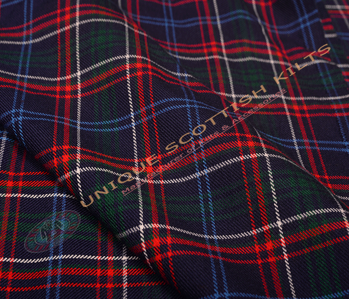 Massachusetts-State-Tartan Fabric - Running Yards - 16 Oz Weight, 54 inches Width - Image 3