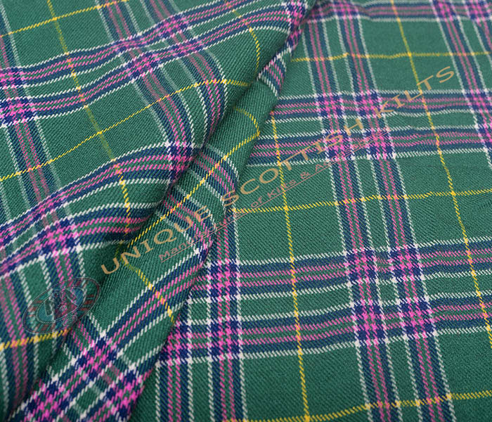 Seattle-District-Tartan Fabric - Running Yards - 16 Oz Weight, 54 inches Width - Image 2