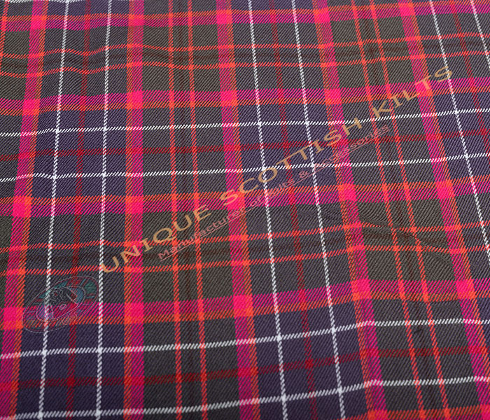 Scottish-Lion-Tartan Fabric - Running Yards - 16 Oz Weight, 54 inches Width - Image 2